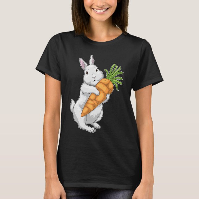 Rabbit Carrot T Shirt (Framsida)