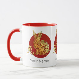 Rabbit Chinese Zodiac Horoscope Constellation Sign Mugg