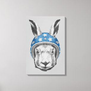 Rabbit Daredjävul Canvastryck