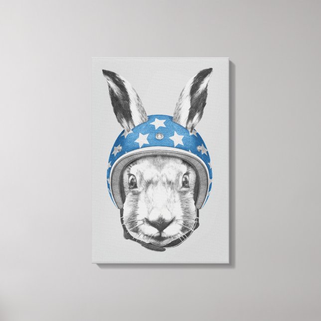 Rabbit Daredjävul Canvastryck (Framsida)