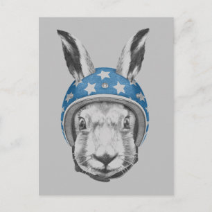 Rabbit Daredjävul Vykort