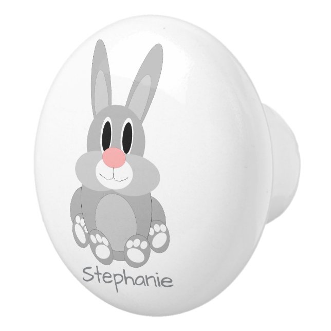 Rabbit Design Personalised Knopp (Höger)