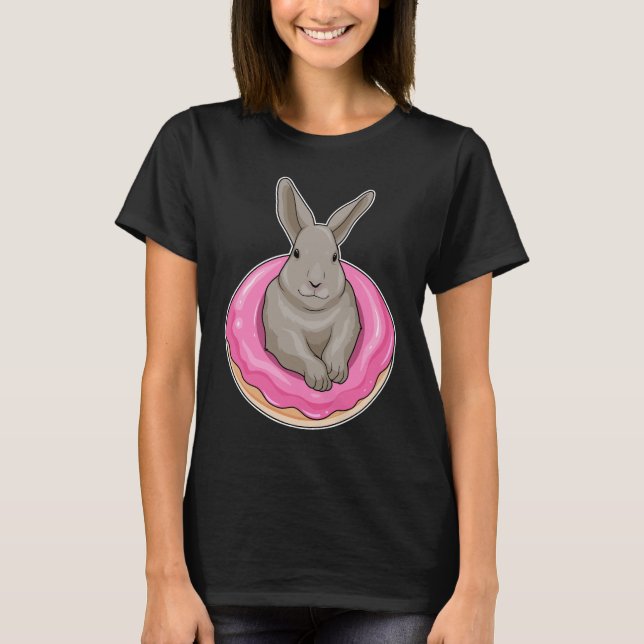 Rabbit Donut T Shirt (Framsida)