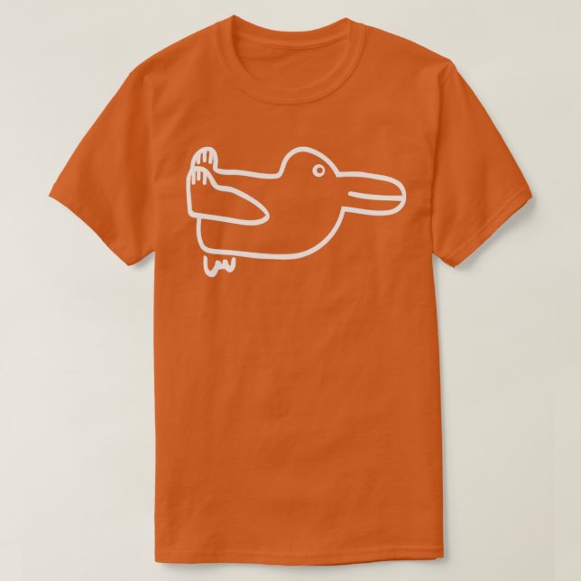 Rabbit Duck Optical Illusion T Shirt (Design framsida)