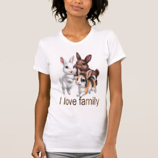 Rabbit family t shirt