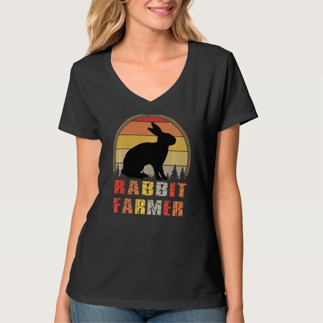 Rabbit Farmer T Shirt (Framsida)