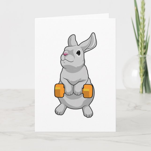 Rabbit Fitness Dumbbell Kort (Framsida)
