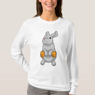 Rabbit Fitness Dumbbell T Shirt