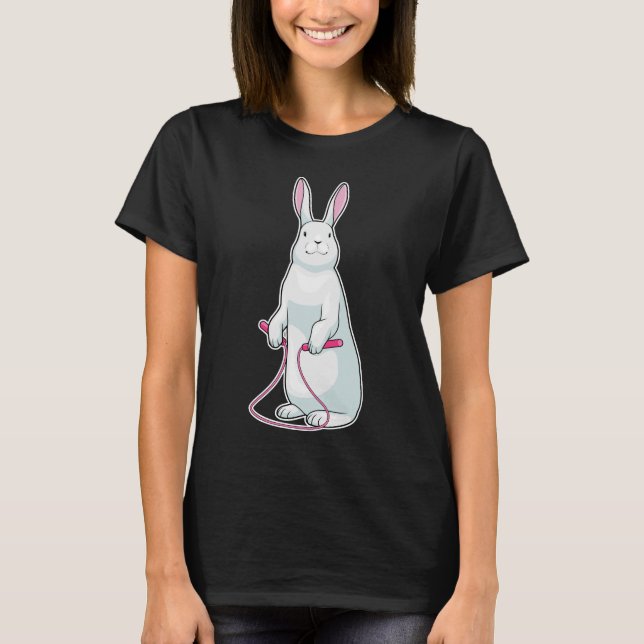 Rabbit Fitness Sports T Shirt (Framsida)