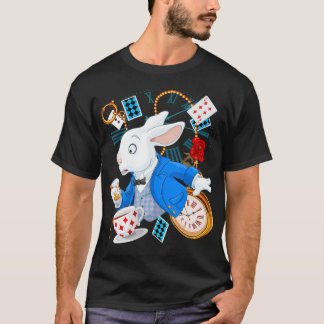 Rabbit Gift| Alice i Wonderland - Vit kanin T Shirt