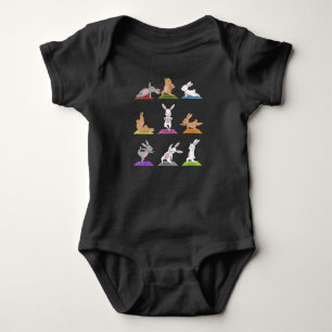 Rabbit Gift Bunny Yoga i Yoga Poses-sport T Shirt