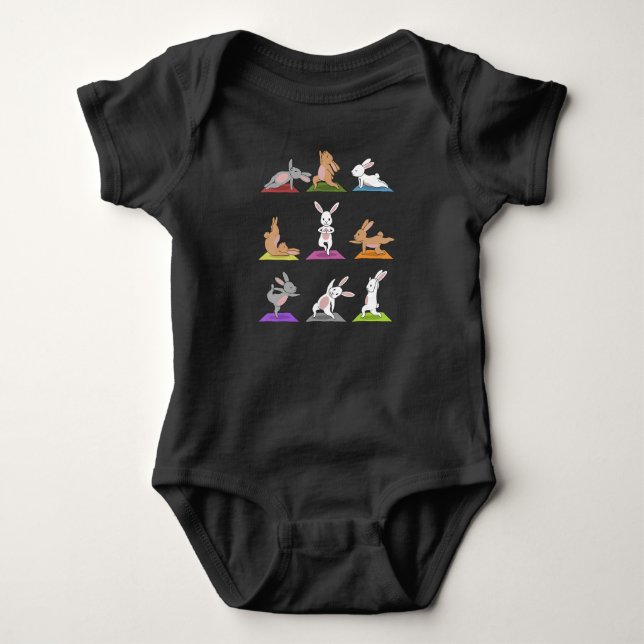Rabbit Gift| Bunny Yoga i Yoga Poses-sport T Shirt (Framsida)
