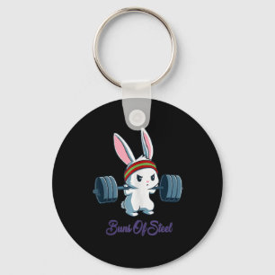 Rabbit Gift  Rabbit Älskare Gym Workout Nyckelring
