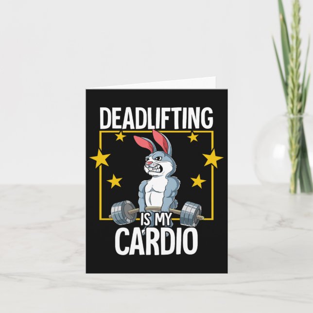 Rabbit Gym Weight Training Deadlift Kort (Framsida)