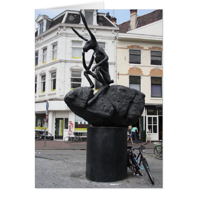 Rabbit Hälsningskort (Framsidan)