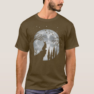 Rabbit Hare Animal Full Moon på NightFunny Pet Bun T Shirt