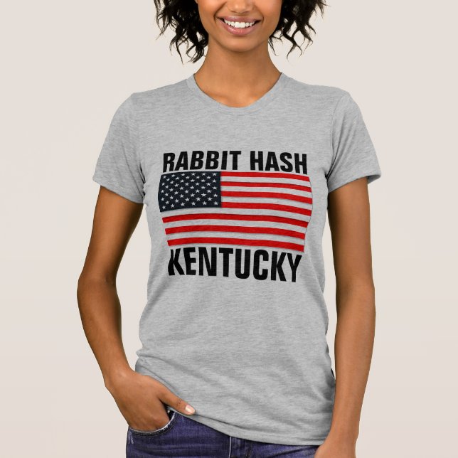 RABBIT HASH Kentucky Patriotic T-shirts (Framsida)