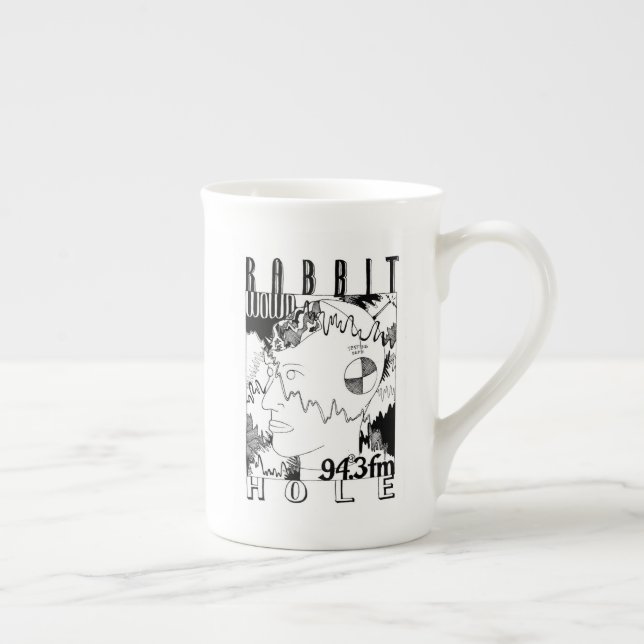 Rabbit Hole 1991 Vintage Design Benporslin Mugg (Höger)