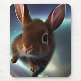 Rabbit i baby i rymden musmatta