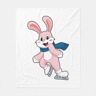 Rabbit Ice-skridskor Fleecefilt