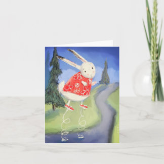 Rabbit Ingenuity Notecard Tack Kort