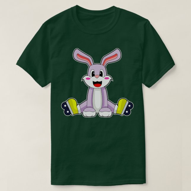 Rabbit Inline skridskor för rullskridskor 2 T Shirt (Design framsida)