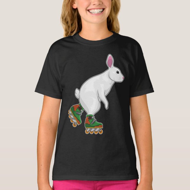 Rabbit Inline skridskor T Shirt (Framsida)