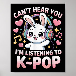 Rabbit kan inte höra dig jag lyssnar på poster