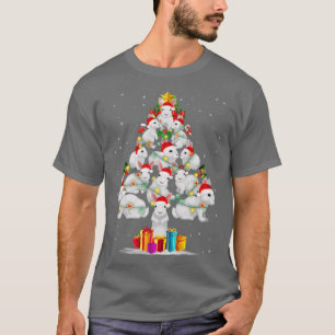 Rabbit Kärlek Julgran Light Hat Snö Santa Xm T Shirt