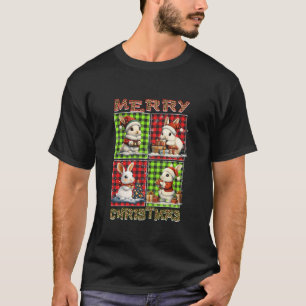 Rabbit Leopard Buffalo Play Animals Älskare Merry T Shirt
