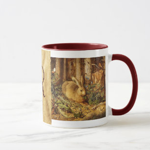 RABBIT-monogrammet ( Young Hare ) Mugg