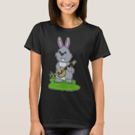 Rabbit Musician Guitar Music T Shirt