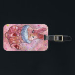 Rabbit named Ladybug Bagagebricka<br><div class="desc">The Lucky Charms they are a group of very lucky and cute Friends of Animals with beautiful and colorful patterns spreading luck as they go along the road of happy life journey. Hi I'm a rabbit from the universe of luck and my name is Ladybug just like the lucky ladybug...</div>