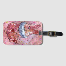 Rabbit named Ladybug Bagagebricka