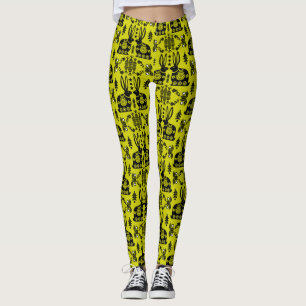 Rabbit Nordic Scandinavian FolArt Leggings