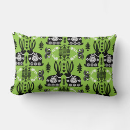 Rabbit Nordic Scandinavian FolArt Lumbarkudde