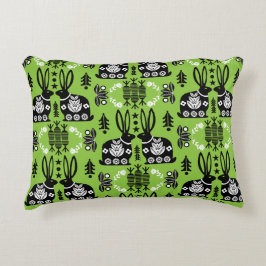 Rabbit Nordic Scandinavian FolArt Prydnadskudde