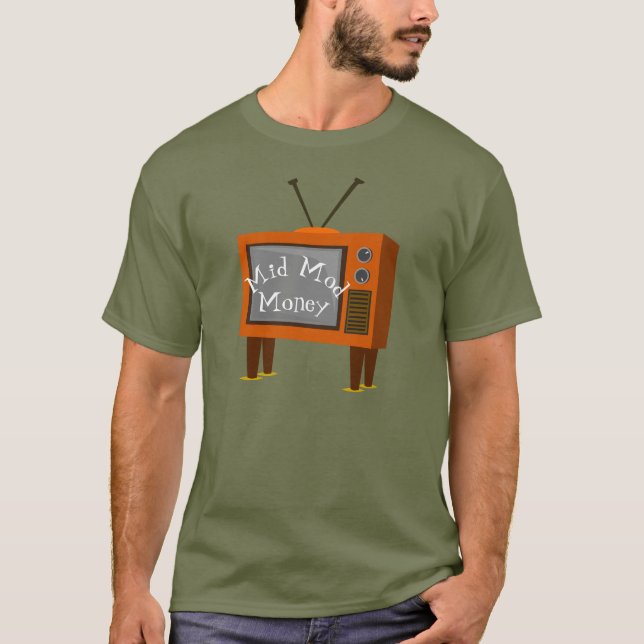 Rabbit Öron Retro Console TV T-Shirt (Framsida)