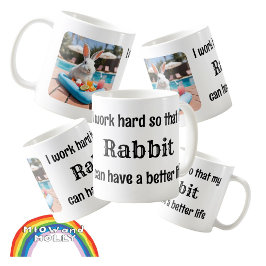 Rabbit Owen-gåva Kaffemugg