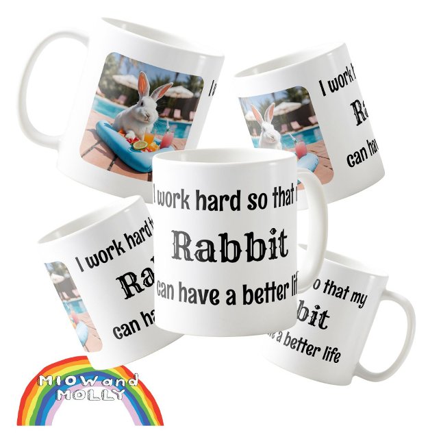 Rabbit Owen-gåva Kaffemugg (Skapare uppladdad)