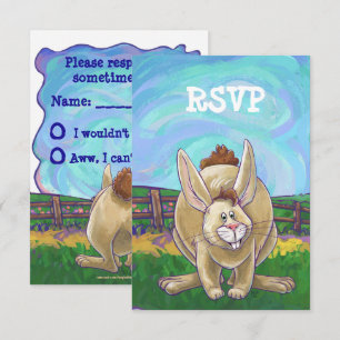 Rabbit Party Center Inbjudningar