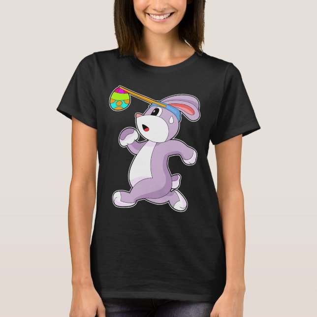 Rabbit Påsk Påskägg Running T Shirt (Framsida)