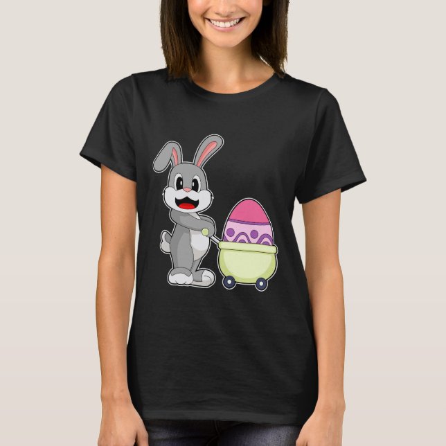 Rabbit Påsk Påskägg Shopping T Shirt (Framsida)
