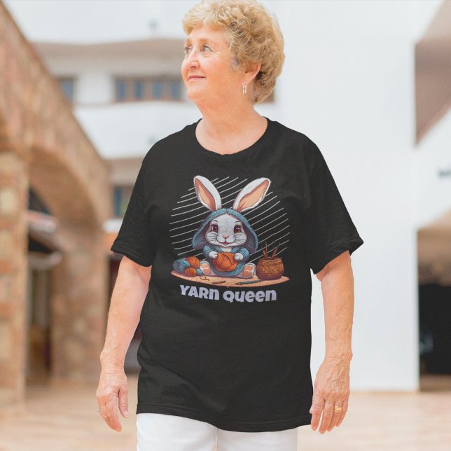 Rabbit Pension Gifts for Crocheter Mamma Grandma T Shirt (Rabbit Retirement Gifts for Crocheter Mom Grandma)