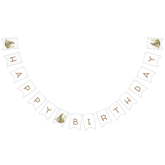 Rabbit Peter party Bunting Flaggor (Alla)