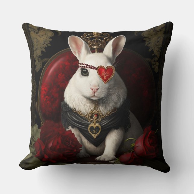 Rabbit Pillow Fantasy Pillow Valentine Rabbit Kudde (Framsida)
