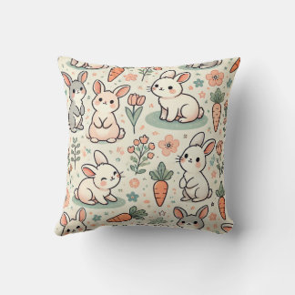 Rabbit Pillow Kudde