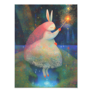 Rabbit Princess Fototryck
