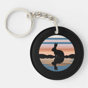 Rabbit Retro Sunset
