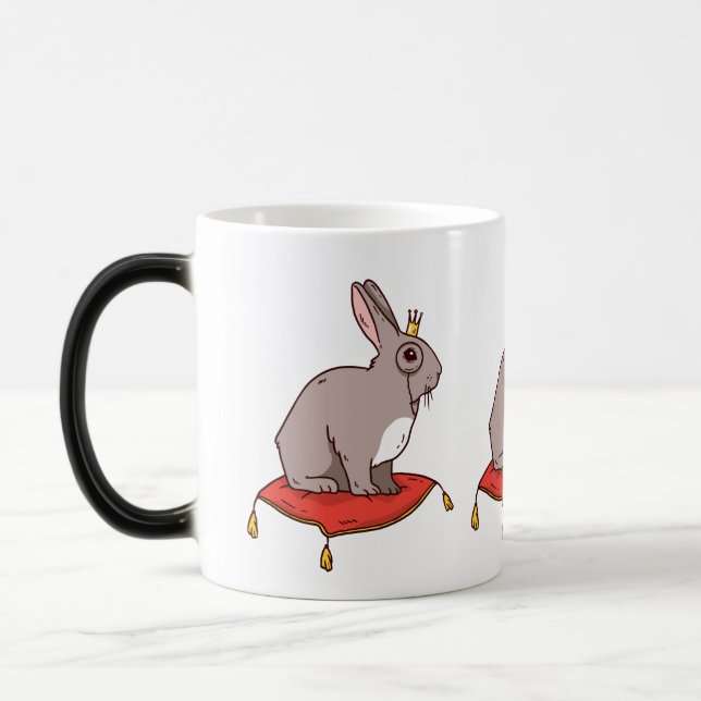 Rabbit Royalty Magisk Mugg (Vänster)